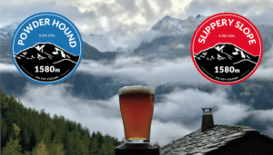 Craft beer brewed on site at 1580m, Sainte Foy Tarentaise