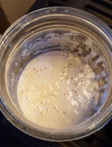 Sourdough starter in lockdown