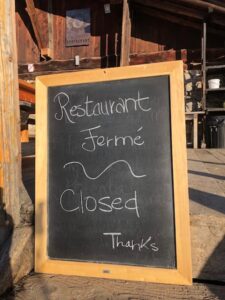 Restaurant Les Brevettes closed