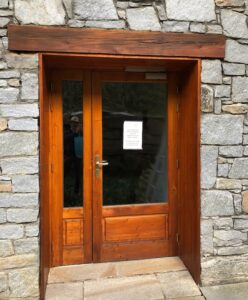 Painted Door in Sainte Foy