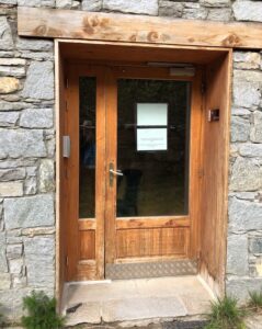 Unpainted Door in Sainte Foy