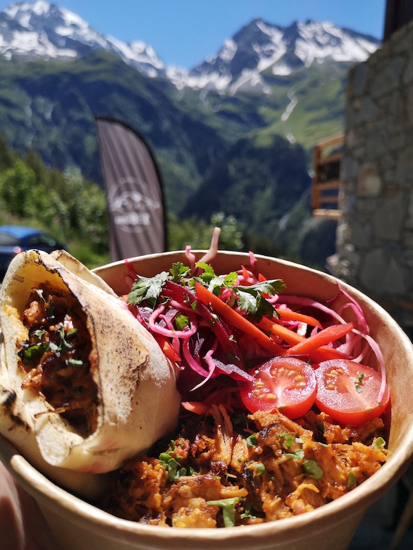 Food at the Sainte Foy Beer Festival