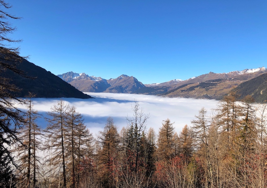 Above the clouds in Sainte Foy