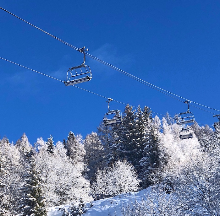 Grand Plan Chairlift in Sainte Foy