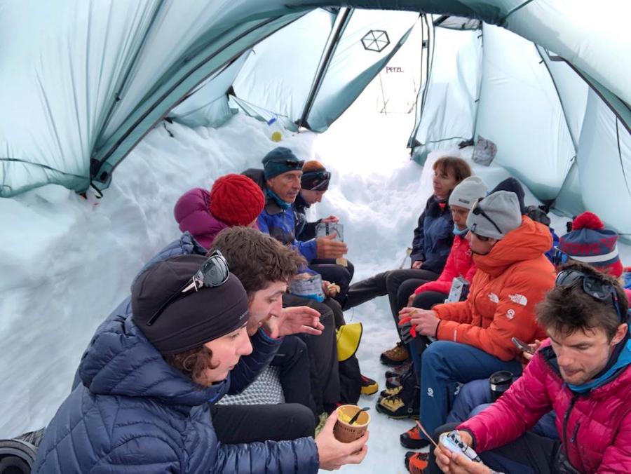 Dinner time at Basecamp