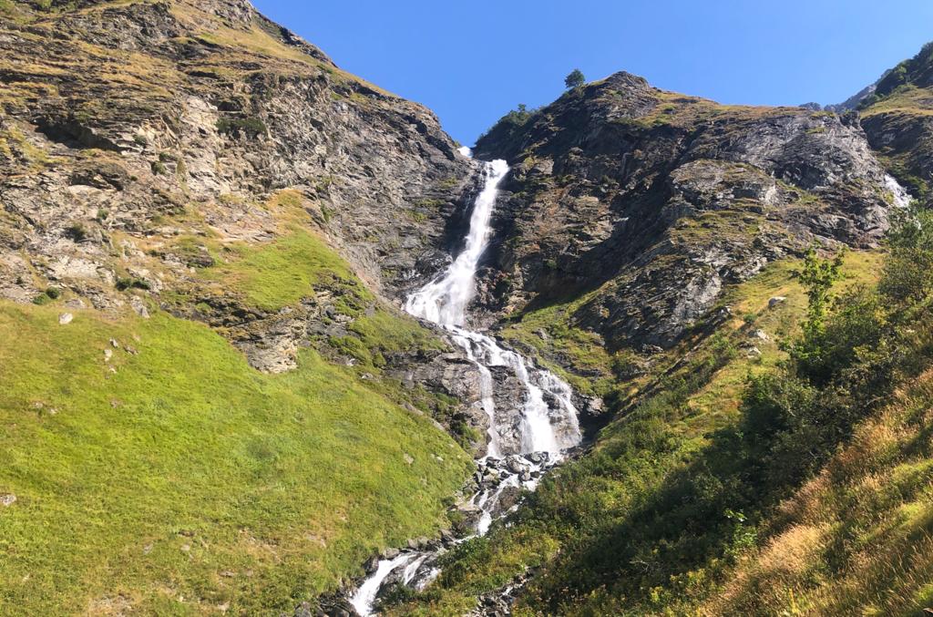 Steep terrain in the Parc National de la Vanoise