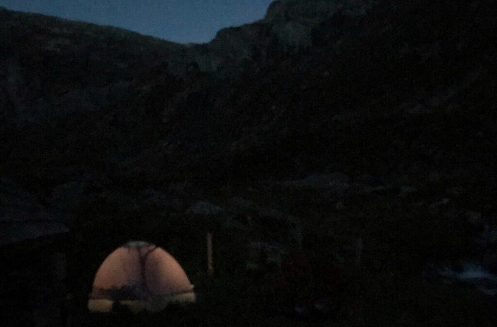 Camping in le Vallon du Clou