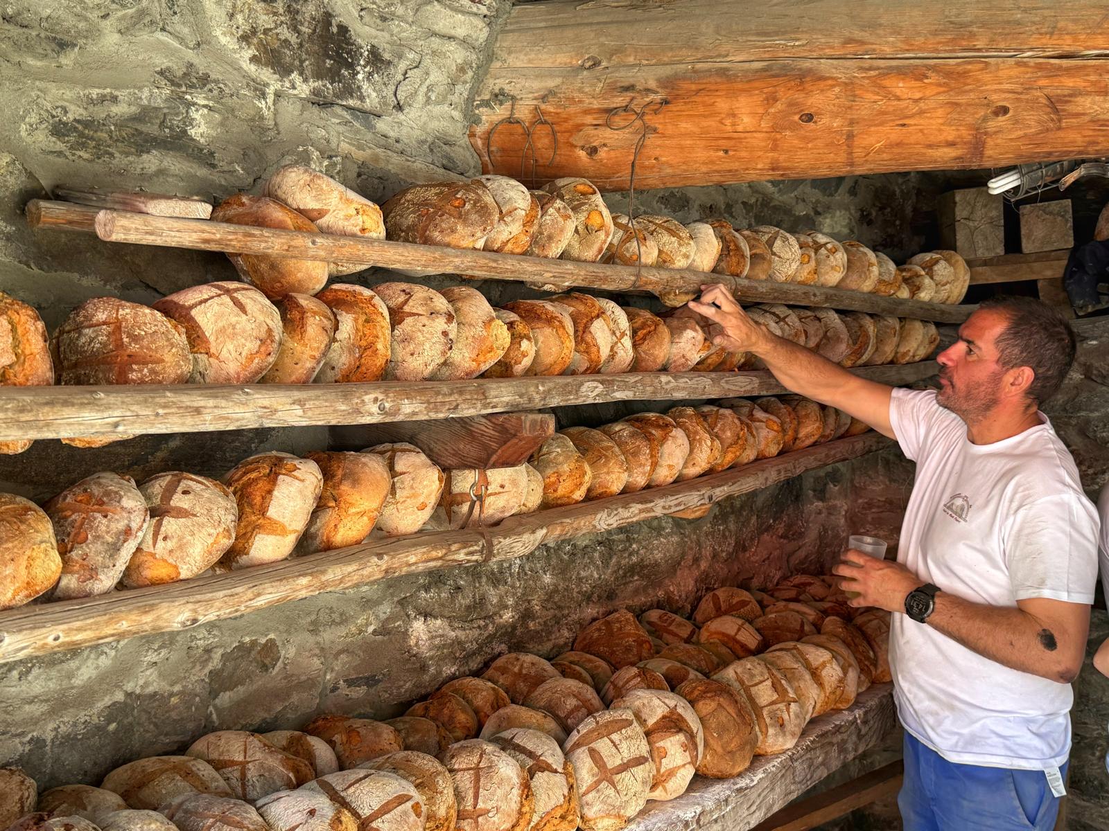 Counting the bread!